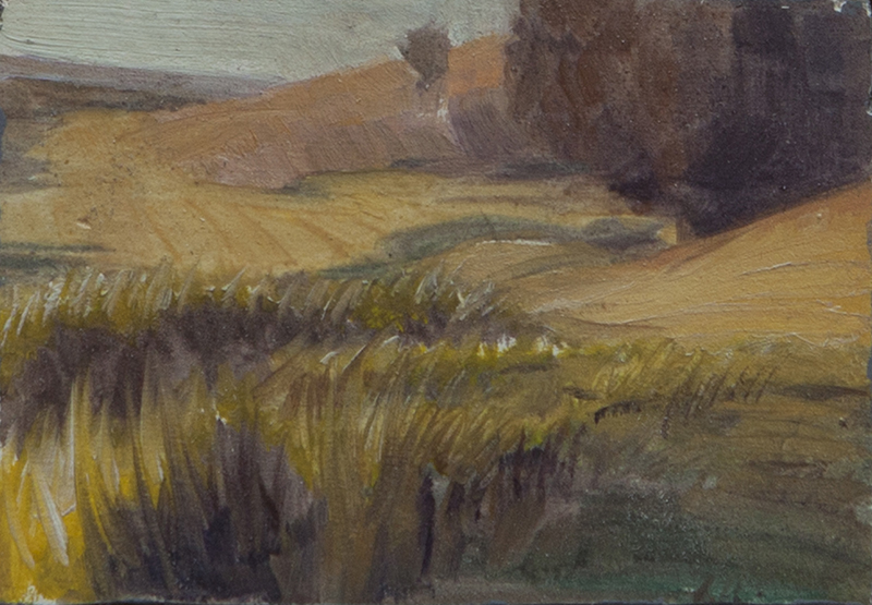 Colour Sketch for Long Timber by Scott  Breton | Lethbridge Gallery